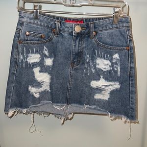 Mini Denim Skirt